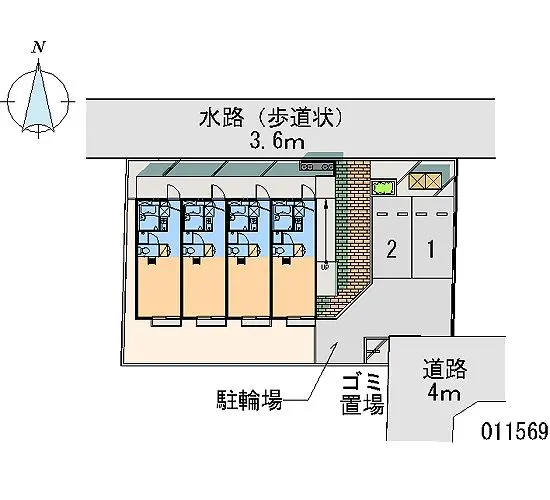 ★手数料０円★小平市仲町　月極駐車場（LP）